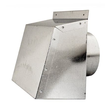 6" Fresh Air Intake Wall Hood With Screen