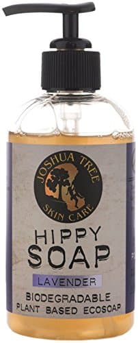 Joshua Tree Skin Care 8 oz. Organic Hippy Soap - Biodegradable Plant Based Eco Soap (Lavender)