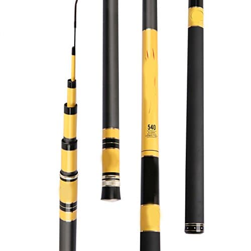 Black Pit High-carbon 3.9 Meters 4.8 Meters 7.2 Meters Ultra-light Strong Strong Waist Fishing Gear Fishing Rod Fishing Rod,3.6