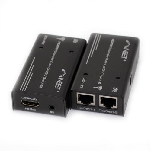 Neet® - HDMI Extender over Cat6 / Cat5e / 30m ** WITH IR CONTROL FUNCTION *** (NOTE : IR Control function requires optional IR V2 Master Blaster probes, available separately)