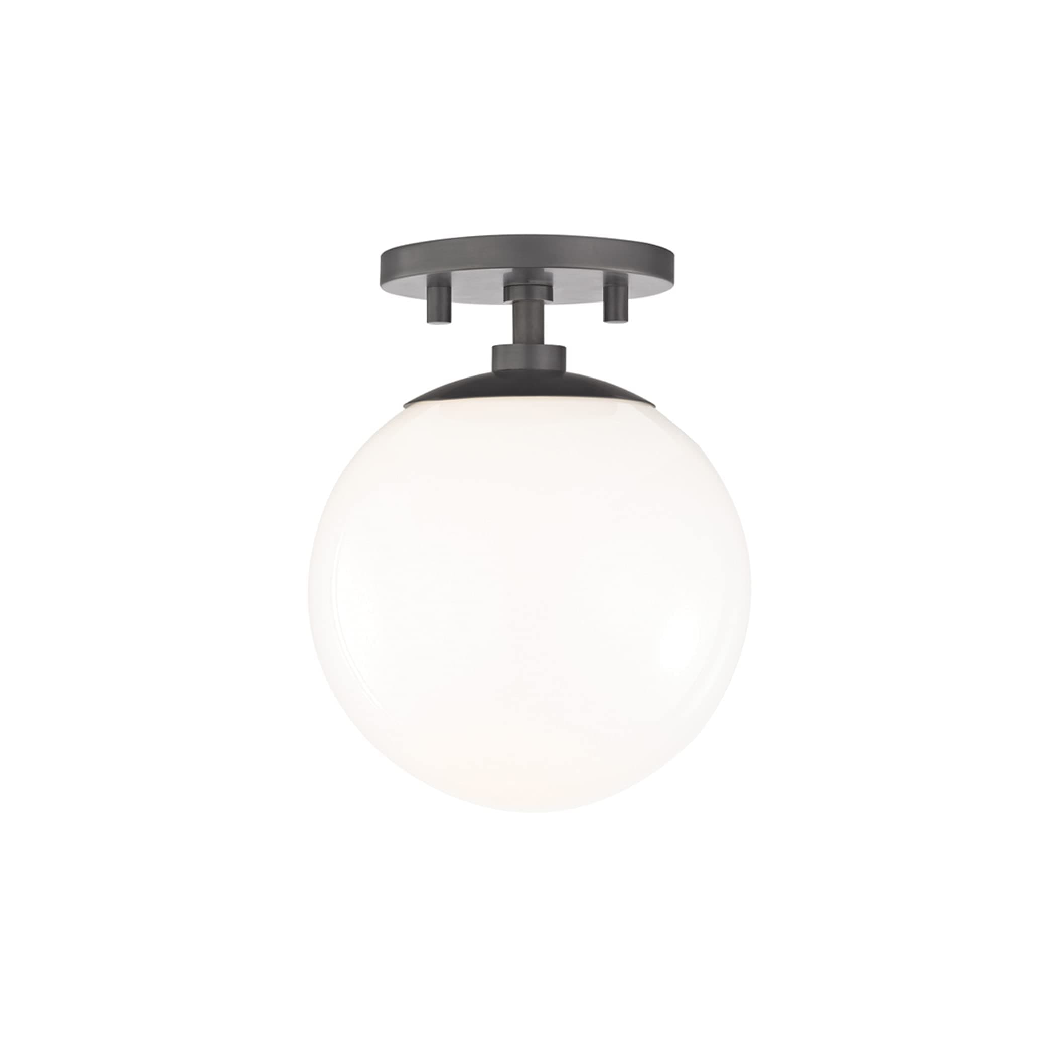 MITZI HUDSON VALLEY LIGHTINGH105601-OB Transitional One Light Semi Flush Mount from Stella Collection Dark Finish, Old Bronze