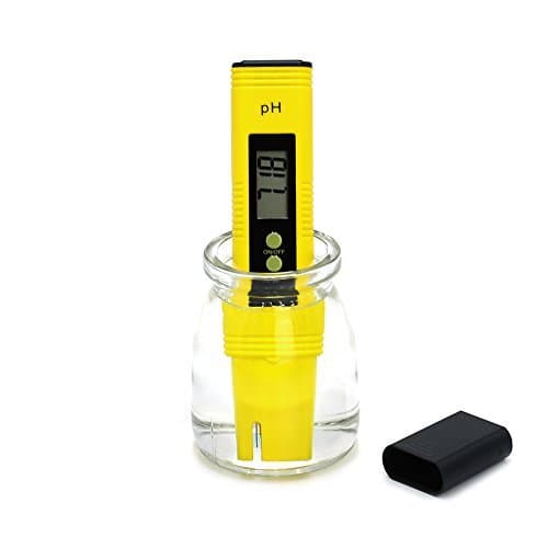 HiHydro PH Meter Digital PH Tester Pen for Household Drinking Water, Aquarium, Swimming Pools, Hydroponics, Water Quality, 0.01 / High Accuracy +/- 0.05 and 0.00-14.00 Measurement Range