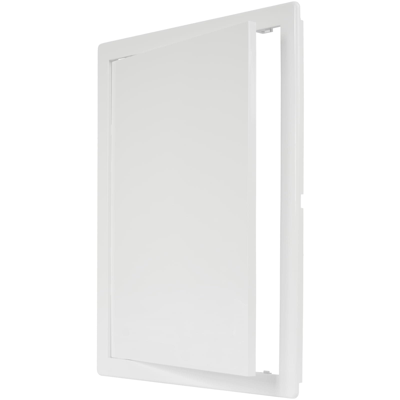 - 12" x 16" White Plastic Access Panel. Service Shaft Door Panel. Plumbing, Electricity, Heating, Alarm Wall Access Panel for Drywall. Bathroom Services Access Hole Cover. (12" x 16")
