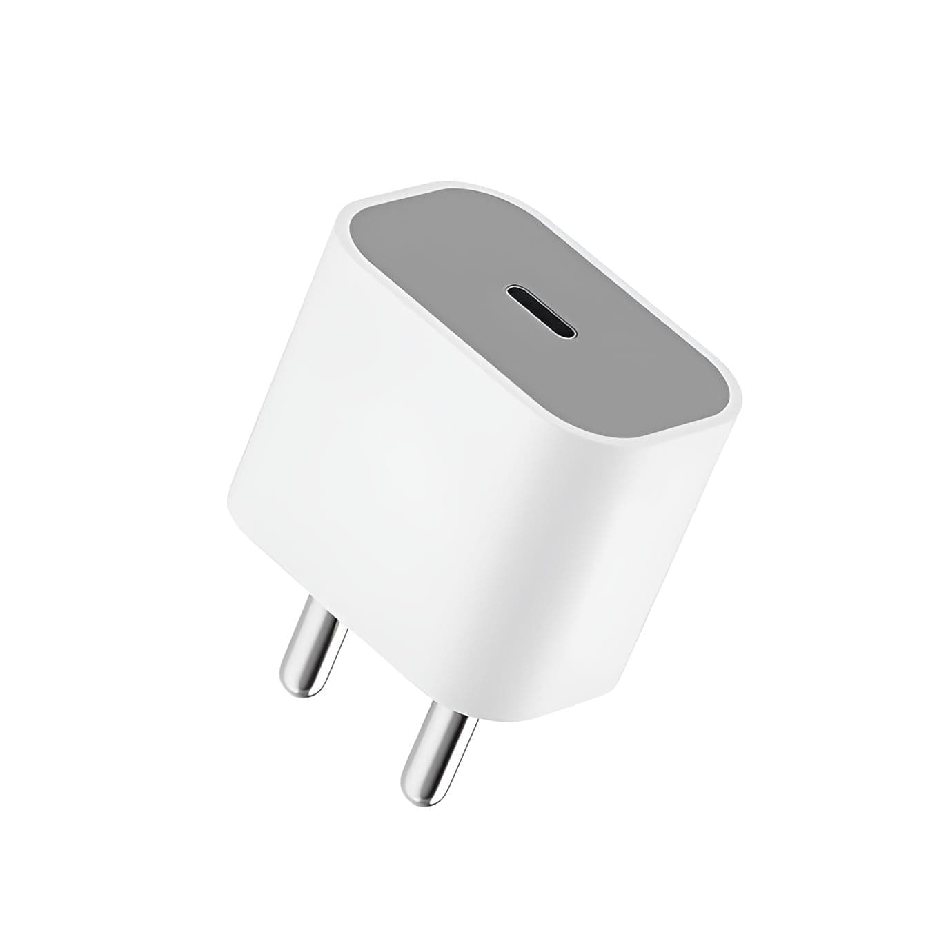 Original iPhone 20W Adapter (6 Months Warranty) Super Fast Charging For iPhone 16E/16Plus/16Pro/16Promax/14/14Plus/14Pro/14Promax 13/13Pro/13Promax 12/12Pro/12/11/X/Xr Series (White)