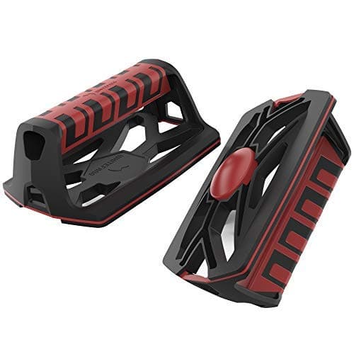 WhiteFang perfect PushUp stands, Exercise Equipment 2 in 1 Multi-Functional Push Up Handle for Gym Home Core Workouts with Knee Perfect Pad(Red)