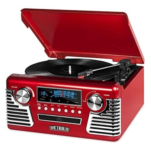 Victrola 50's Retro 3-Speed Bluetooth Turntable with Stereo