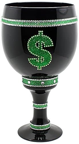 "GREEN DOLLAR SIGN" Cup as Made Famous by Lil Jon, Black