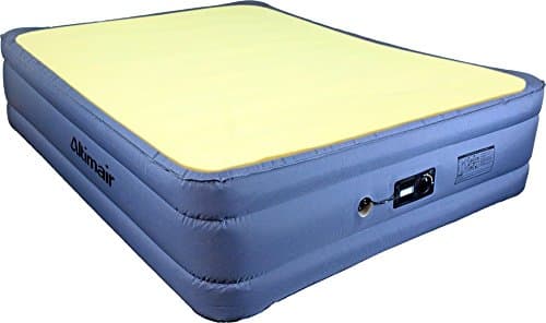 Altimair Queen Highest Quality Poly Laminate Air Mattress PLUS 1" High Density Visco Elastic Memory Foam Mattress Topper 2ABQPL01-M