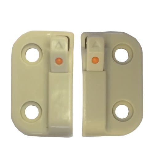 One Pair of White Window Opening Control Device 1775FM-BEIGE