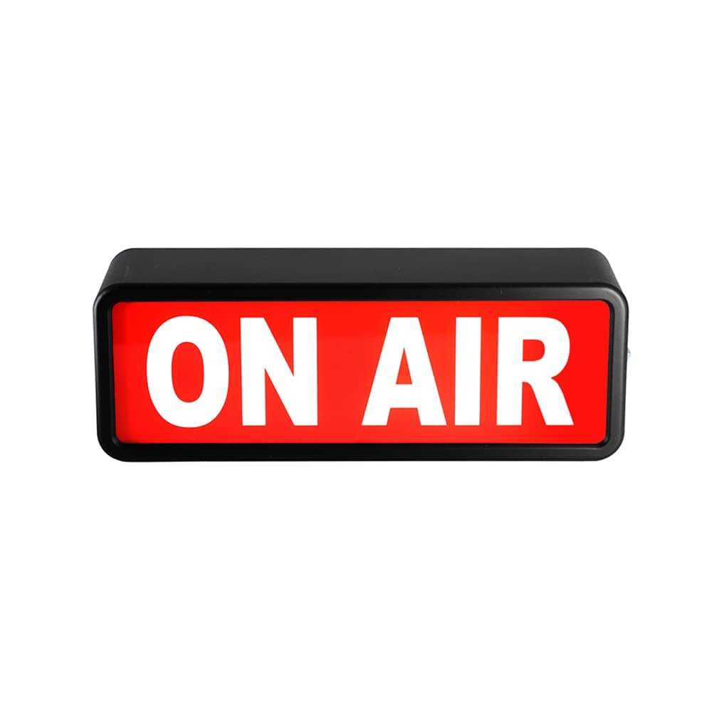 ON AIR SIGN LED LIGHT / #1 Item for (Youtube/Studio/Home Studio/Company/Desk or Wall Decor). Simple and easy ON/OFF Switch Button. Available for both USB Powered and AA Battery Powered.