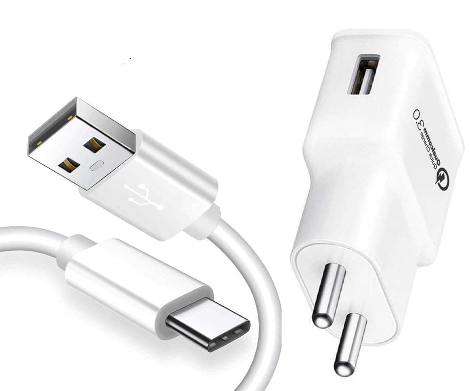 Charger for realme GT Master Edition 5G Original Like Charging Adapter Type c Charger Fast Adaptor with Type c Charging Cable (O- SMG White)