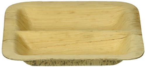 Bamboo Studio 2615 5 Square Inch Plate, 8-Pack, Natural Color