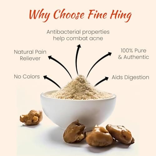 Farmacre With Logo Premium Hing 75 gm Rich Robust Aroma & Strong Flavour 100% Pure Asafoetida Powder for Cooking & Tempering with No Added Preservatives