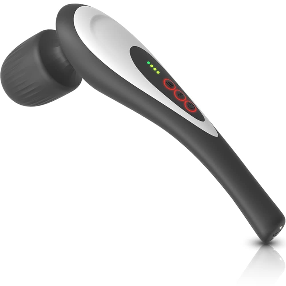 Rechargeable Personal Hand Held Deep Tissue Vibrating Massager for Muscles, Back, Foot, Neck -Cordless Electric Percussion Body Wand Massage Gift for Women her