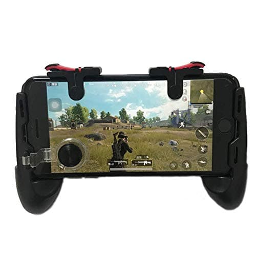 URBeauty 1 Set Universal Pubg Mobile Gamepad Pubg Controller for Phone L1R1 Grip with Joystick Trigger Pubg Fire Buttons Phone Bracket for iPhone and Android