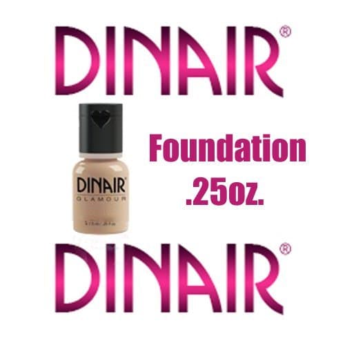 DINAIR AIRBRUSH FOUNDATION MAKEUP - 1 Bottle VANILLA.25oz.