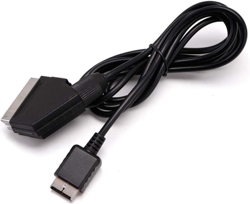 1.8m/5.9Ft RGB SCART Wire Cable Compatible for PS2 PS3 Console(Not Compatible for HDMI)