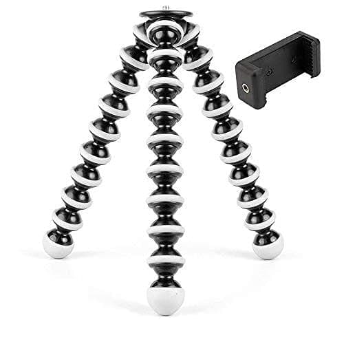 CQLEK® Gorilla Tripod | Mini Flexible Octopus Tripod | Free Mobile Holder | Heavy Duty Gorillapod - for Mobile Phone, DSLR Camera & GoPro