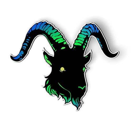Goat Satanic - 5" Magnet for Car Locker Refrigerator