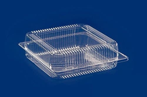 Large Plastic Disposable Clear BOX - Salad Cake Muffin Pastry - 50PCS - 2070