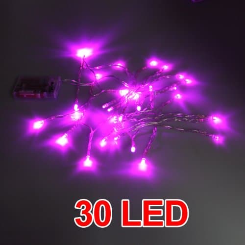 Mini 30 LEDs Purple Wedding Christmas String Fairy Lights