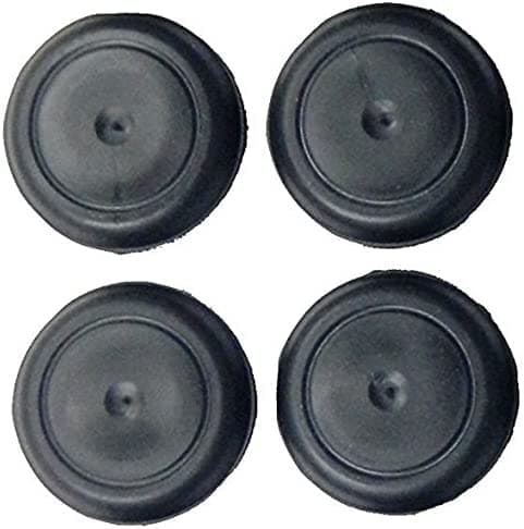 CAPLUGS - 3/4" - 0.75 inch Black Plugs for Flush Mount Body and Sheet Metal Holes - High Grade Thermoplastic Rubber Made in USA (4)