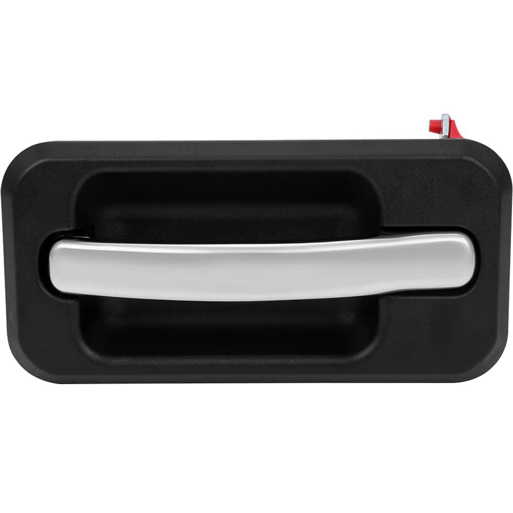 OCPTY Door Handle Exterior Rear Driver Left Side Replacement Fit 2003-2009 for Hummer H2 Outside Door Handle Balck/Chrome (1pcs)