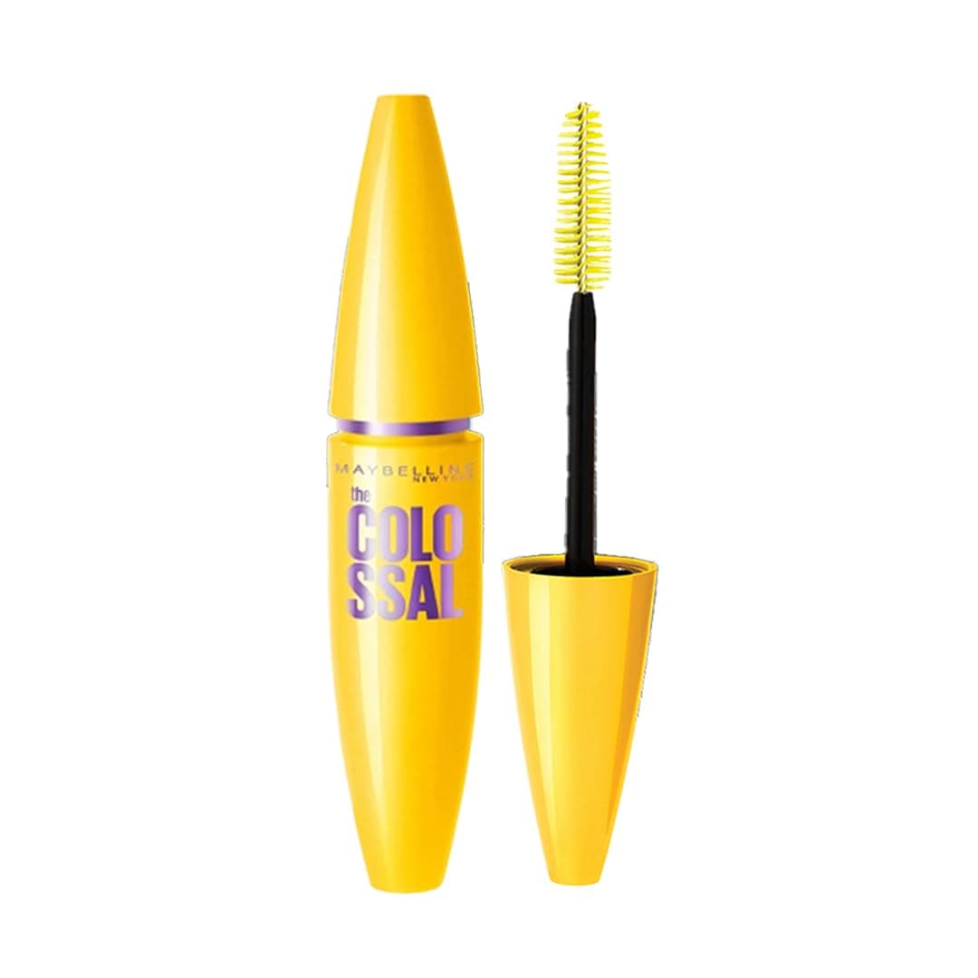 New York Volume Express Colossal Mascara, Black, Highly Volumizing & Lengthening, Washable Mascara, Ophthalmologist Tested & Suitable For Contact Lens Wearers | 10.7ml