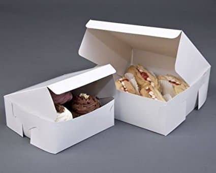 8 inch Folding Confectionery and Cake Boxes Pack of 25