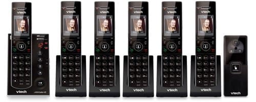 VTech 6 Handset Versatile Phone System with a Doorbell Digital Camera