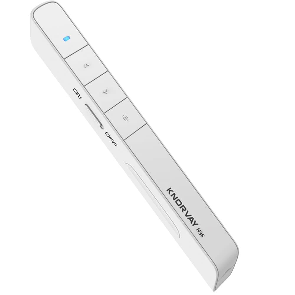 Key-Customized Wireless Presenter Remote, NORWII N36 Presentation Pointer Presenter Supports Hyperlink, Media Play/Pause, Previous/Next Track, Volume Mute etc