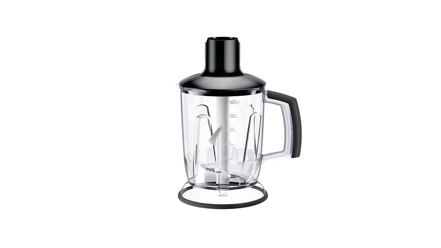 Braun MQS 601 BK Stand Mixer Attachment with EasyClick Plus System - Accessories for Braun MultiQuick 7 and 9 Hand Blender, BPA-Free, Capacity 1.25 L, Black