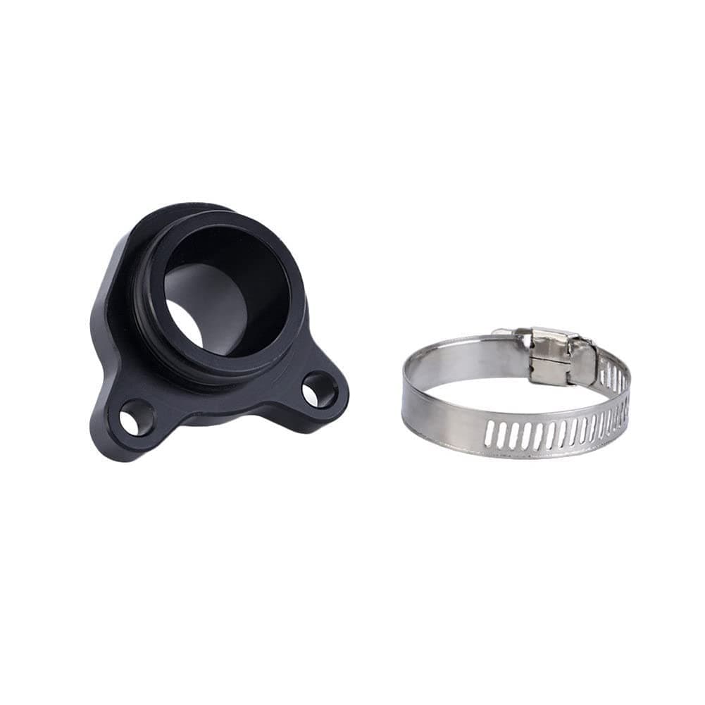 Cheriezing Water Hose Fitting Replacement with Clamp for BMW N55 N54 N53 N52 N20 11537541992 11537544638