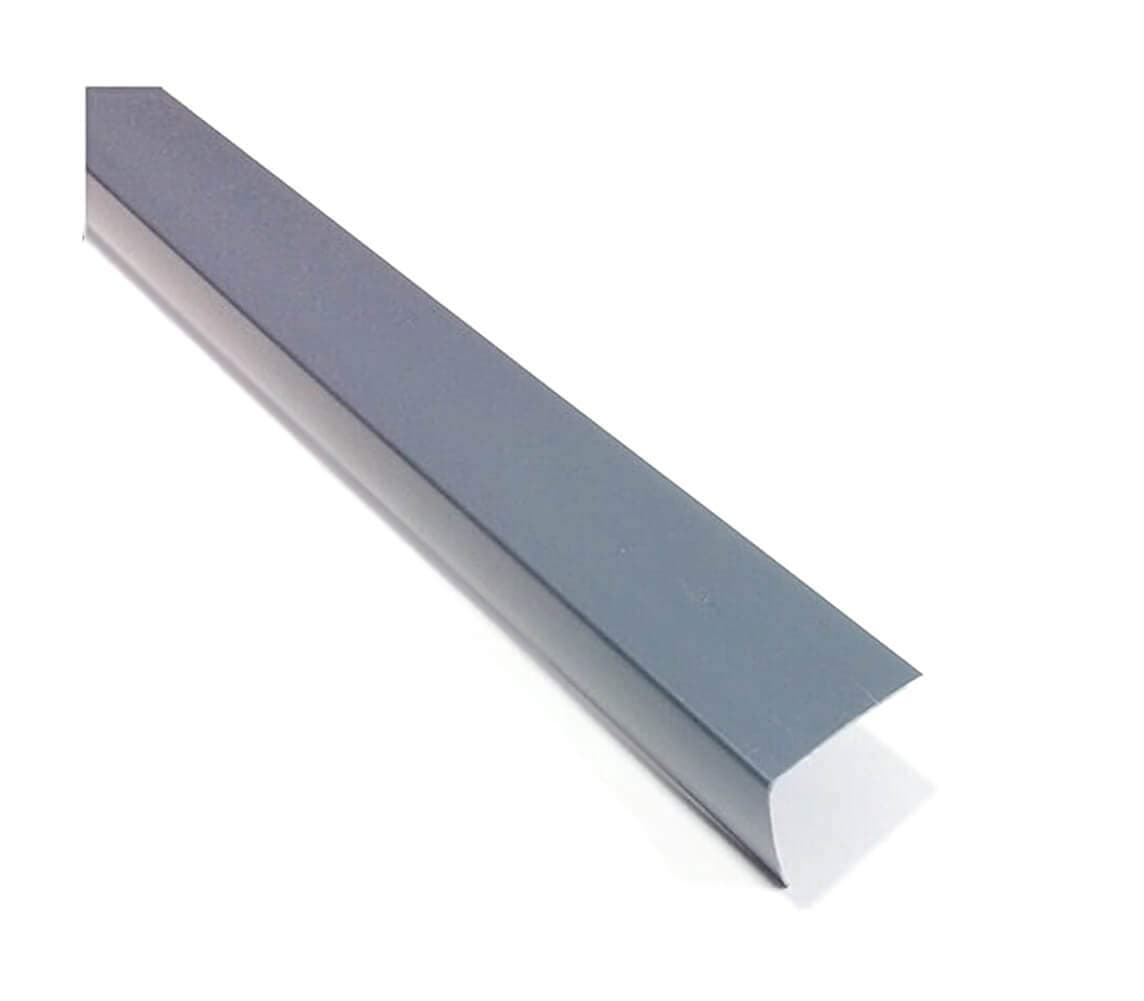 Gray Plastic PVC Corner 90 Degree 1 Meters Angle Trim Wall Corner Guard Edge Protector TMW Profiles (10mm x 10mm x 1M)