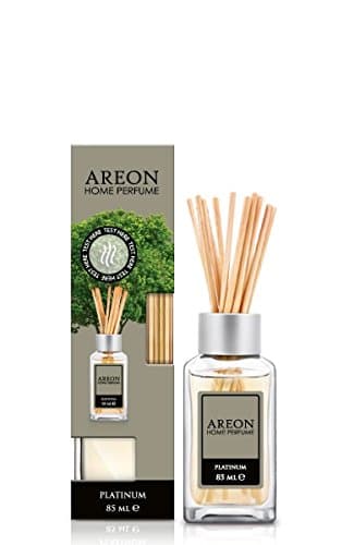 Home Luxury Perfume Reed Diffuser + 10 Rattan Reeds, Platinum Scent 85ml