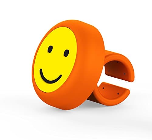 LIOKEN Steering Wheel Spinner Knob, Universal Silicone Power Handle Car Steering Wheel Knob, Steering Booster Ball, Easy Installation for Car Vehicle - Yellow Smiling Face