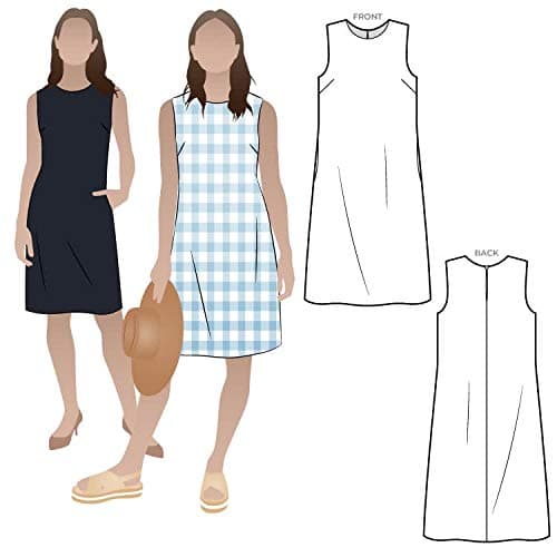 Style Arc Sewing Pattern - June Sheath Dress (Sizes 04-16)