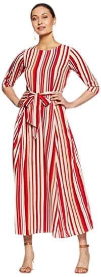 Georgette A-line Maxi Dress