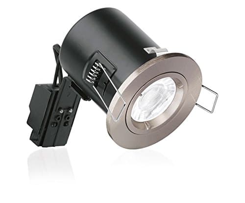 Aurora Fire Rated Downlight Twist Lock Satin Nickel