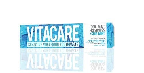 Sensitive Whitening Toothpaste Mint + Chia Mint Extract - 1.0Oz Travel Size (Pack Of 16)