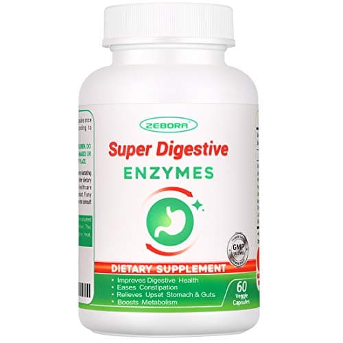Super Enzymes for Digestion & Probiotics Supplement Get Immune Support & Promotes Better Digestion - Breaks Down Lactose - for Bloating & Constipation + Gas Relief