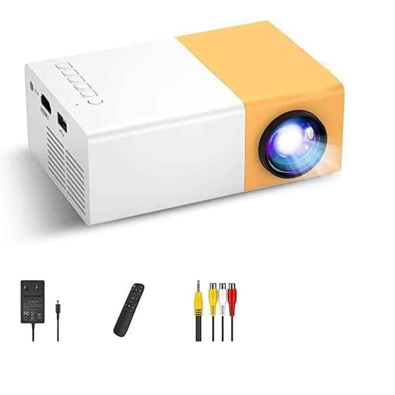 Ultra-Portable HD LED Mini Projector with USB & Remote – Ideal for Home Theater and Outdoor Entertainment