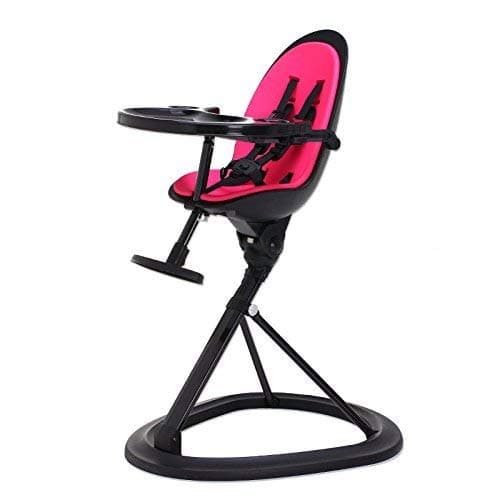 Hot Mom? Tablefit High Chairs for Babies with Removable Tray and Soft Insert, 360 Degree Rotation, Pink