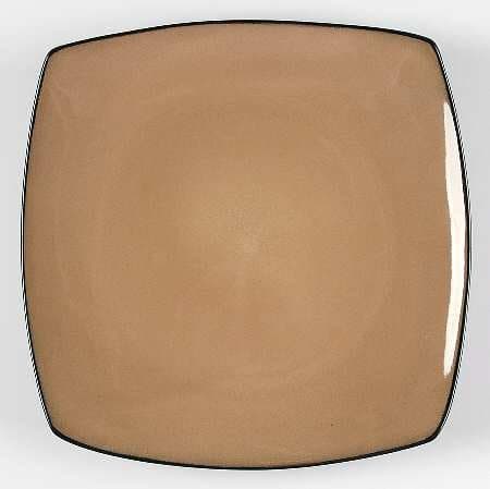 Gibson Designs Soho Lounge-Taupe Dinner Plate, Fine China Dinnerware
