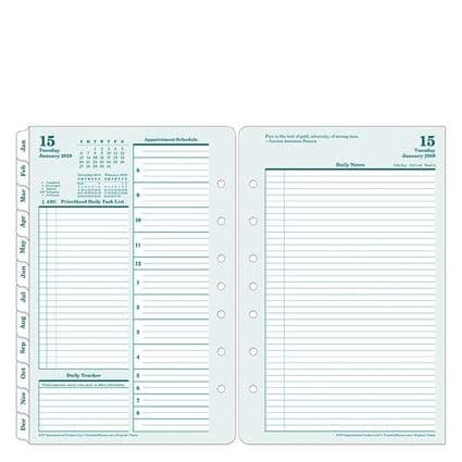 Classic Original Daily Ring-Bound Planner - Jan 2019 - Dec 2019