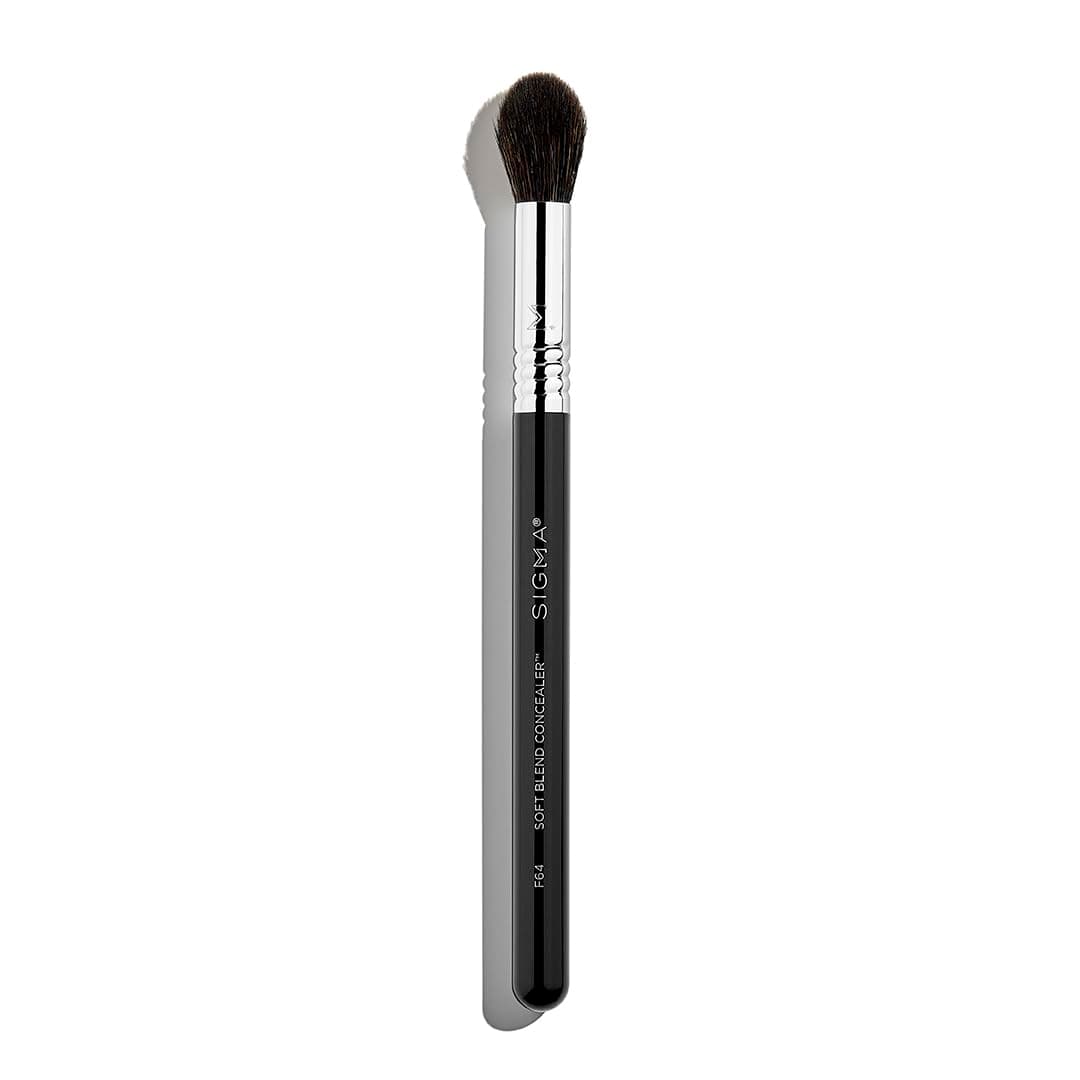 Sigma F64 - Soft Blend Concealer Professional Cream, Liquid Face Makeup Synthetic Brush