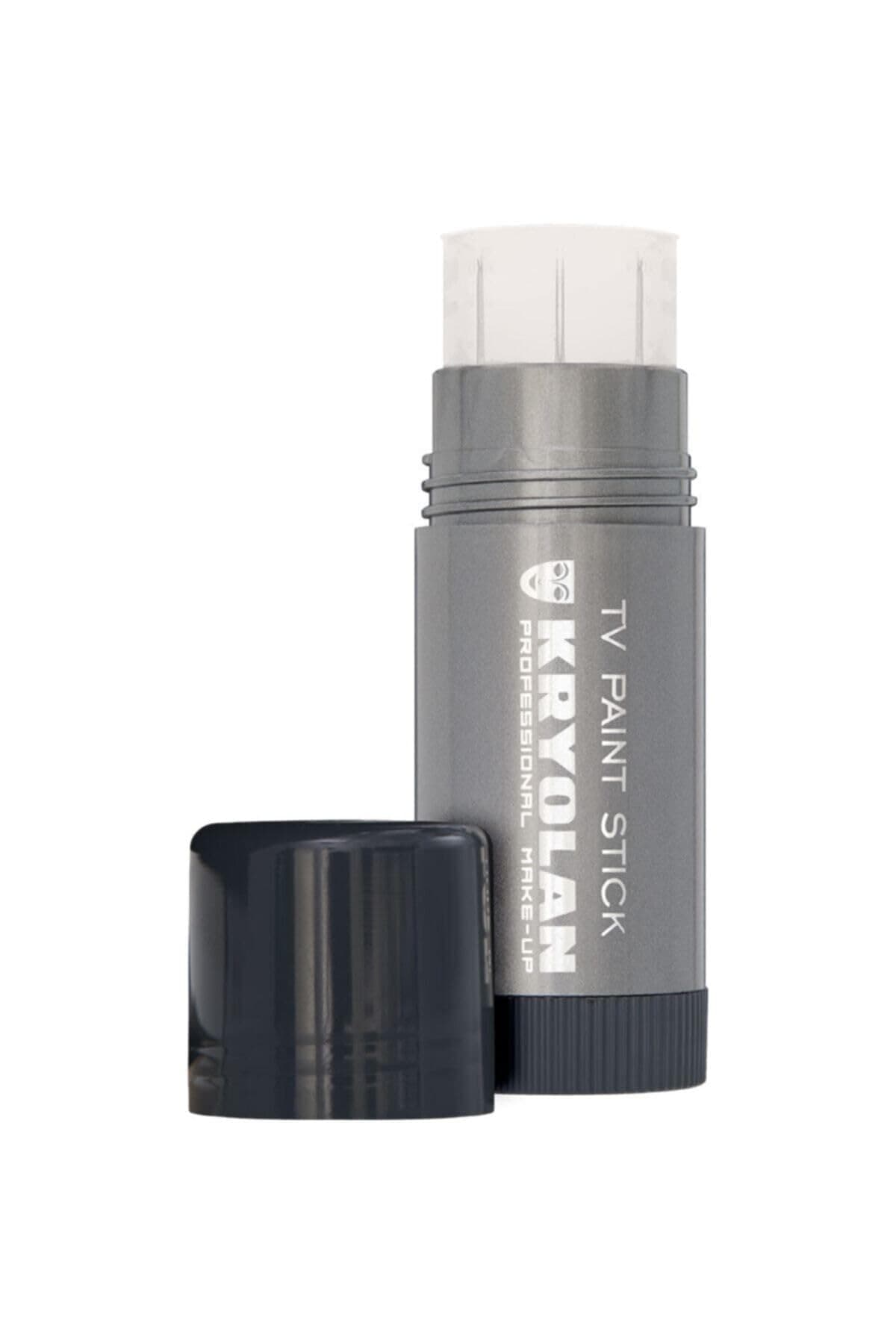 Kryolan TV Paint Stick - 070 Matte White Makeup Stick - Foundation Makeup - Makeup for TV, Theater, Stage, Acting, Face and Body, Full Coverage Cream Concealer Foundation - Made in USA (25 g)