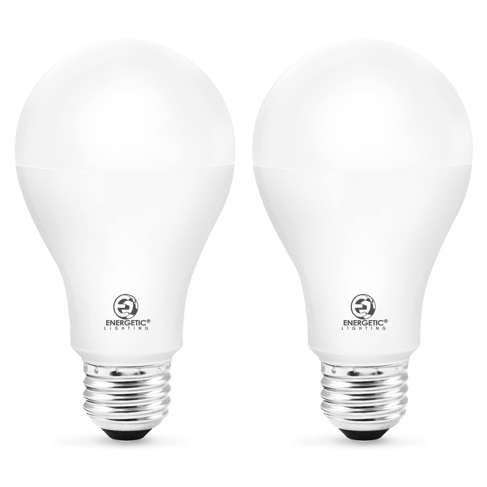 ENERGETIC SMARTER LIGHTING A21 LED Bulb 150 Watt Equivalent, Super Bright Light Bulb, Soft White 2700K, Non-Dimmable, 2300lm, Brightest LED Bulbs, UL Listed, 2-Pack