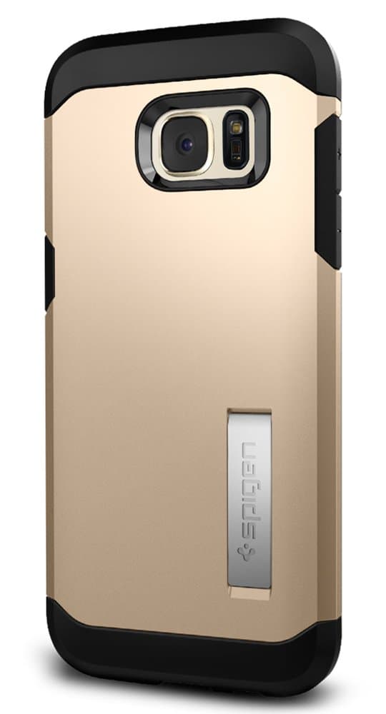 Spigen Tough Armor Designed for Samsung Galaxy S7 Edge Case (2016) - Champagne Gold