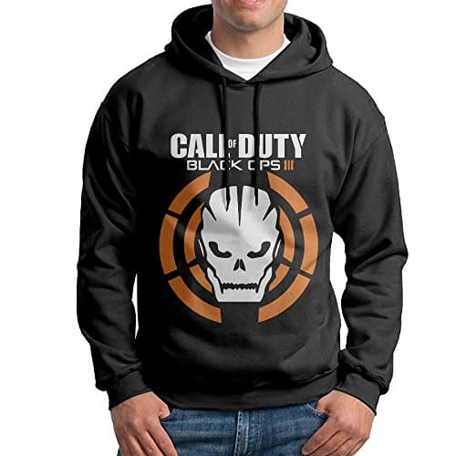 KPaIil Call of Duty Black Ops 3 Pullover Hooded Men Black Sweatshirt Hoodie